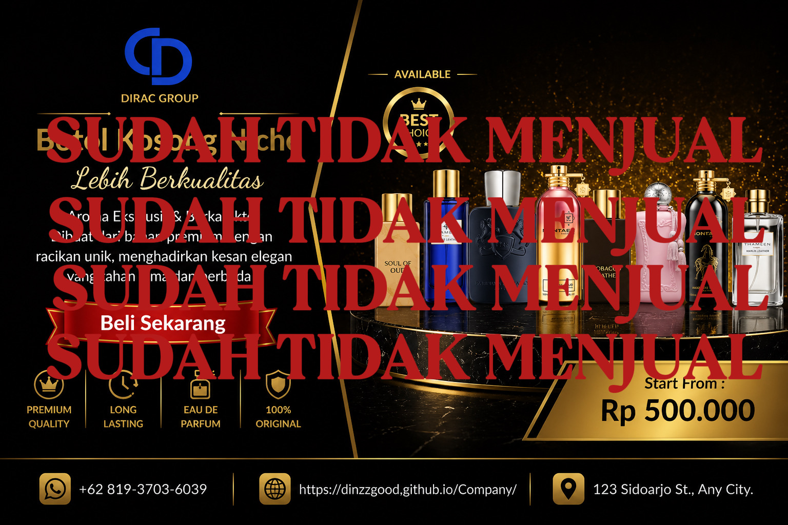 Botol Kosong Niche